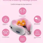 Coussin de Massage Cervical Électrique USB – Forme U