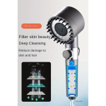 Turbocharged Shower Head With 3 Modes And Massage Filter