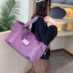 Sac de voyage pliable de grande capacité Sac fourre-tout MAUVE