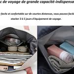 Sac de voyage pliable de grande capacité Sac fourre-tout MAUVE