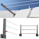 Seche Linge Mural et Pliable - GRIS