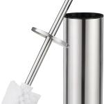 Ensemble Poubelle avec pédale 3l + brosse WC Inox brillant