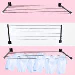 Sèche Linge Mural et Pliable - NOIR