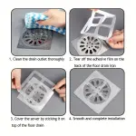 Lot de 10 attrape cheveux autocollants jetables