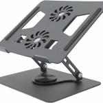 Support d'Ordinateur Portable Rotatif à 360° - ventilateurs non inclus