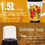 Blender 2 en 1 Sonifer SF-8009 – 1.5L, 300W