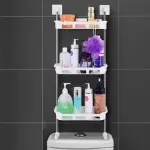 Etagère de Rangement Mural Multifonction à 3 Niveaux