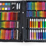 Coffret de Dessin Professionnel 208 Pièces pour Enfants