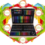 Coffret de Dessin Professionnel 208 Pièces pour Enfants