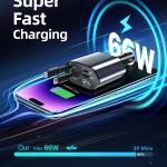 Chargeur Voiture Rapide 120 W 4 en 1