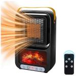 Mini chauffage d'appoint intelligent à flamme 3D
