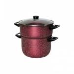 Batterie de cuisine 19 pcs - Granite - Rouge