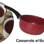 Batterie de cuisine 19 pcs - Granite - Rouge