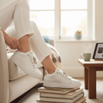 Baskets  – Nouvelle Collection Mars 2026 – Blanc & Or